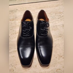 Classic Black Leather Men's Dress Shoes